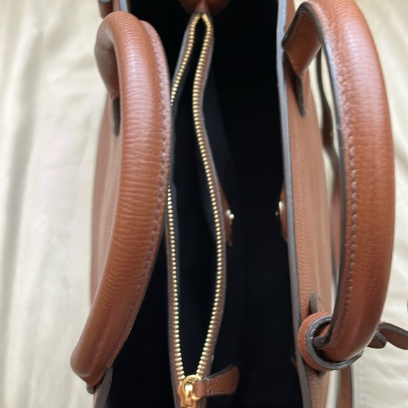 Burberry Banner Leather and Check Satchel Bag MINT - Picture 8 of 8